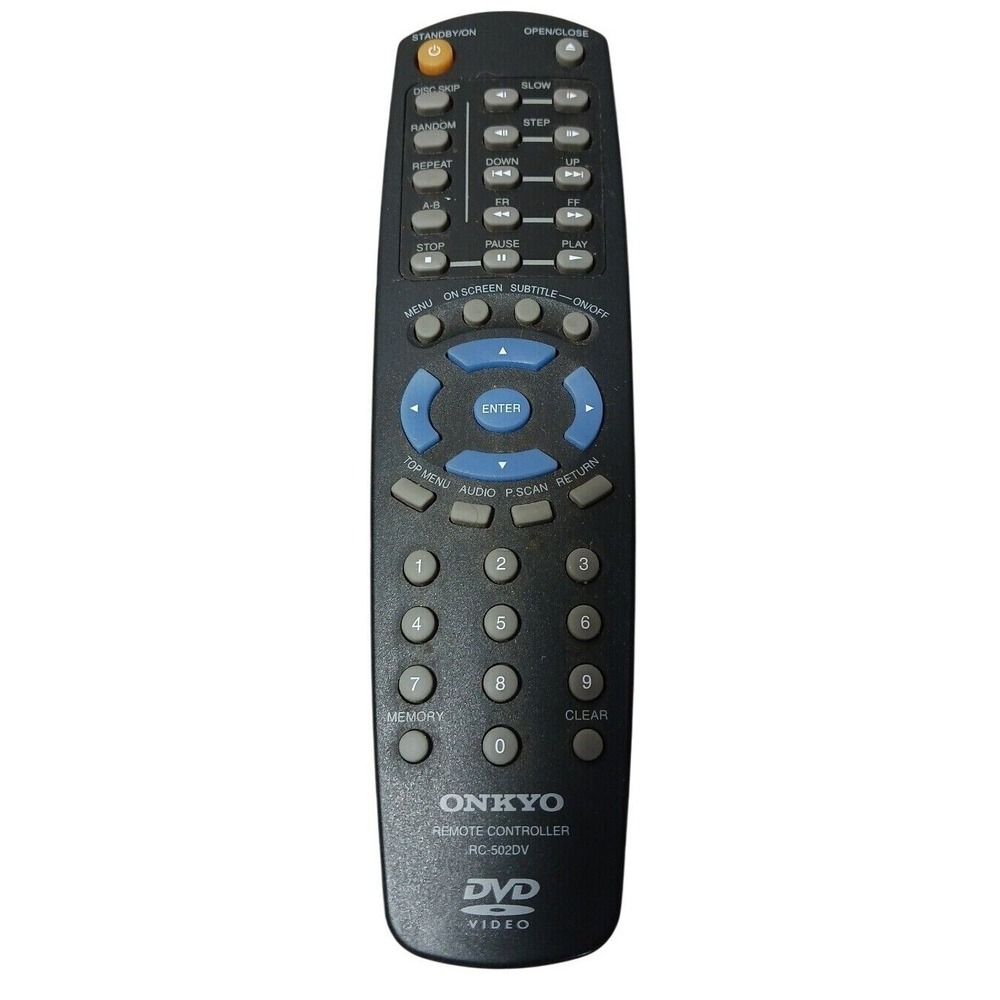Onkyo Remote Controller‎ RC-502DV DVD Video Player Black Replacement Tech
